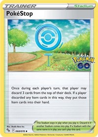 PokeStop 068/078 Pokemon GO Reverse Holo Pokémon card