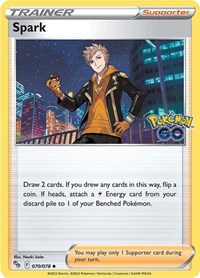 Spark 070/078 Pokemon GO Reverse Holo Pokémon card