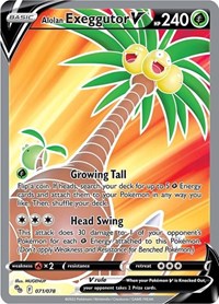 Alolan Exeggutor V Full Art 071/078
