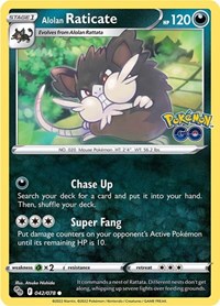Alolan Raticate 042/078 · Reverse Holo