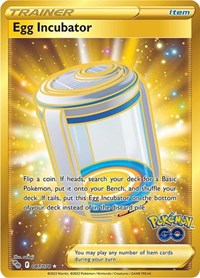 Egg Incubator Secret 087/078 Pokemon GO Pokémon card