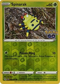 Spinarak (Peelable Ditto) 006/078 · Reverse Holo