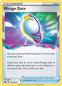 Mirage Gate 163/196 Lost Origin Reverse Holo Pokémon card
