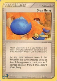 Oran Berry [Winner] 085/109 League & Championship Cards Pokémon card