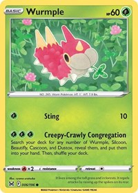 Wurmple 006/196 · Reverse Holo