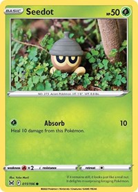 Seedot 011/196 · Reverse Holo
