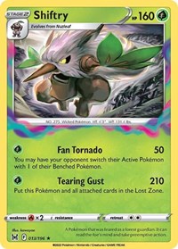 Shiftry 013/196 · Reverse Holo