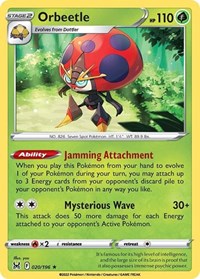 Orbeetle 020/196 · Reverse Holo