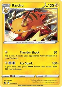 Raichu 053/196 · Reverse Holo