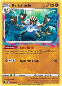 Barbaracle 107/196 · Reverse Holo