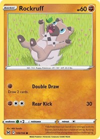 Rockruff 109/196 · Reverse Holo
