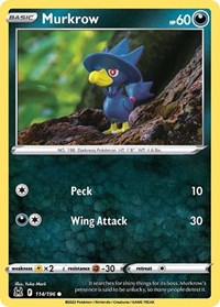 Murkrow 114/196 · Reverse Holo