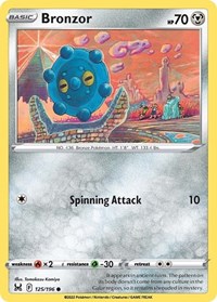Bronzor 125/196 · Reverse Holo