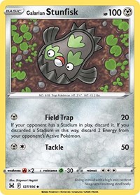 Galarian Stunfisk 127/196 · Reverse Holo
