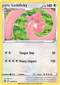 Lickilicky 139/196 · Reverse Holo