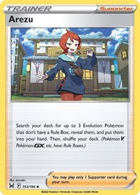 Arezu 153/196 Lost Origin Reverse Holo Pokémon card