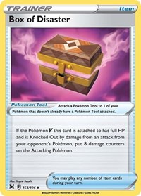Box of Disaster 154/196 Lost Origin Reverse Holo Pokémon card