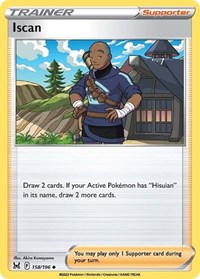 Iscan 158/196 Lost Origin Reverse Holo Pokémon card