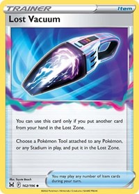 Lost Vacuum 162/196 Lost Origin Reverse Holo Pokémon card