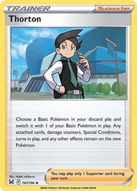 Thorton 167/196 Lost Origin Reverse Holo Pokémon card