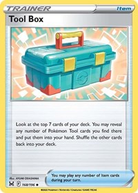 Tool Box 168/196 Lost Origin Reverse Holo Pokémon card