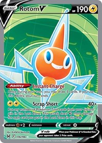 Rotom V Full Art 176/196