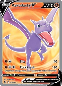 Aerodactyl V Full Art 179/196