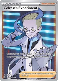 Colress's Experiment Full Art 190/196 Lost Origin Pokémon card
