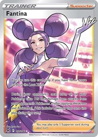 Fantina Full Art 191/196 Lost Origin Pokémon card