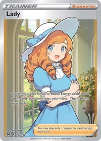 Lady Full Art 193/196 Lost Origin Pokémon card