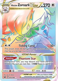 Hisuian Zoroark VSTAR Secret 203/196