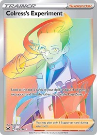Colress's Experiment Secret 205/196 Lost Origin Pokémon card