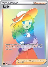 Lady Secret 208/196 Lost Origin Pokémon card