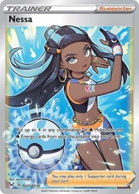 Nessa TG27/TG30 Lost Origin Trainer Gallery Pokémon card