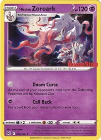 Hisuian Zoroark (Gamestop Exclusive) 076/196