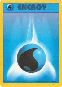 Water Energy 102/102 Base Set Pokémon card