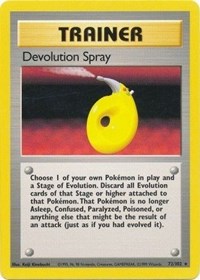 Devolution Spray 072/102 Base Set Pokémon card