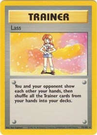 Lass 075/102 Base Set Pokémon card