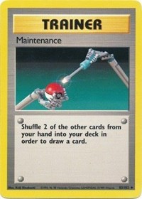 Maintenance 083/102 Base Set Pokémon card