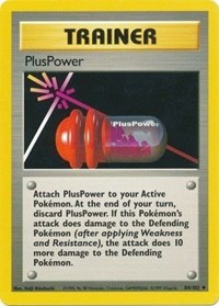 PlusPower 084/102 Base Set Pokémon card