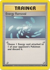 Energy Removal 092/102 Base Set Pokémon card