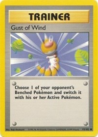 Gust of Wind 093/102 Base Set Pokémon card
