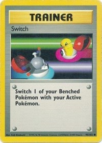 Switch 095/102 Base Set Pokémon card