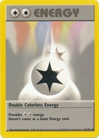 Double Colorless Energy 096/102 Base Set Pokémon card
