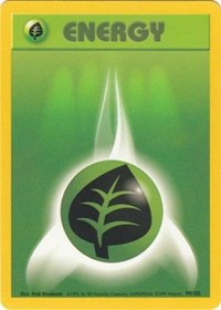Grass Energy 099/102 Base Set Pokémon card