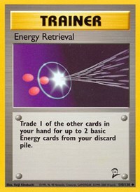 Energy Retrieval 110/130 Base Set 2 Pokémon card