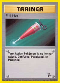 Full Heal 111/130 Base Set 2 Pokémon card