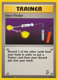 Item Finder 103/130 Base Set 2 Pokémon card