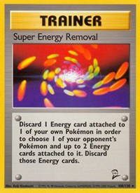 Super Energy Removal 108/130 Base Set 2 Pokémon card
