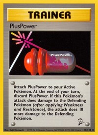PlusPower 113/130 Base Set 2 Pokémon card